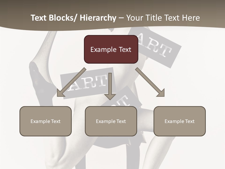 A Woman Sitting On A Chair Holding A Sign PowerPoint Template