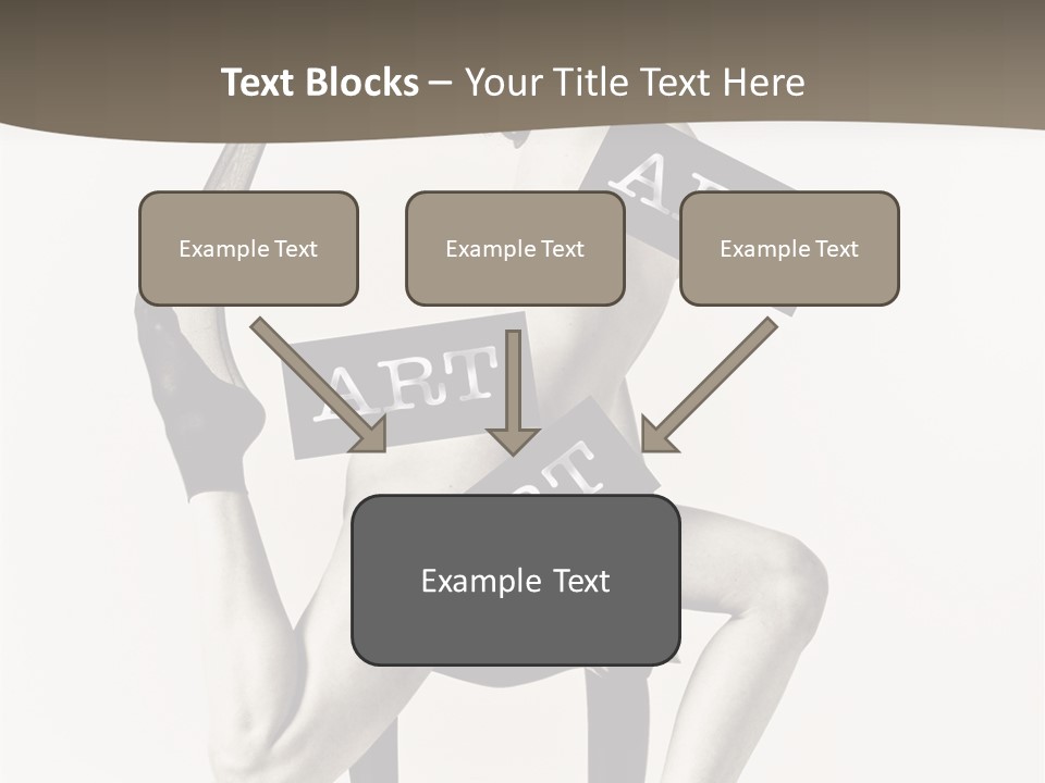 A Woman Sitting On A Chair Holding A Sign PowerPoint Template