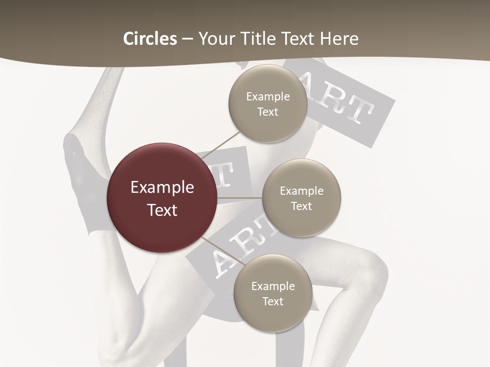 A Woman Sitting On A Chair Holding A Sign PowerPoint Template