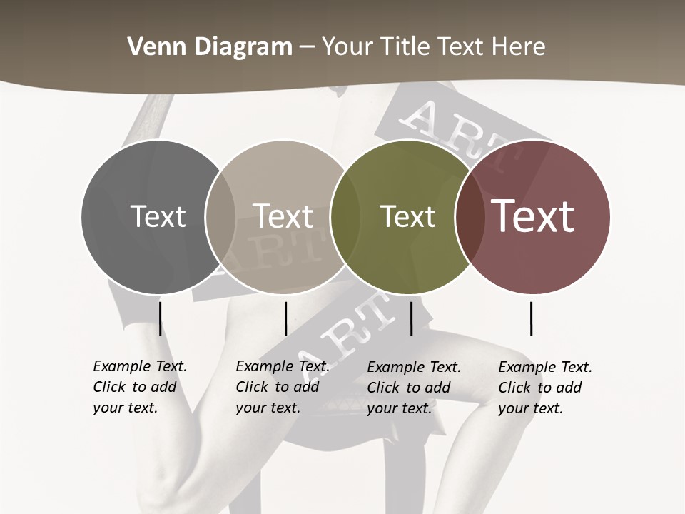 A Woman Sitting On A Chair Holding A Sign PowerPoint Template