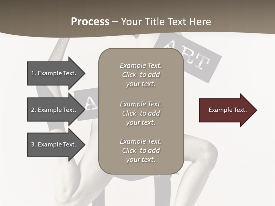 A Woman Sitting On A Chair Holding A Sign PowerPoint Template