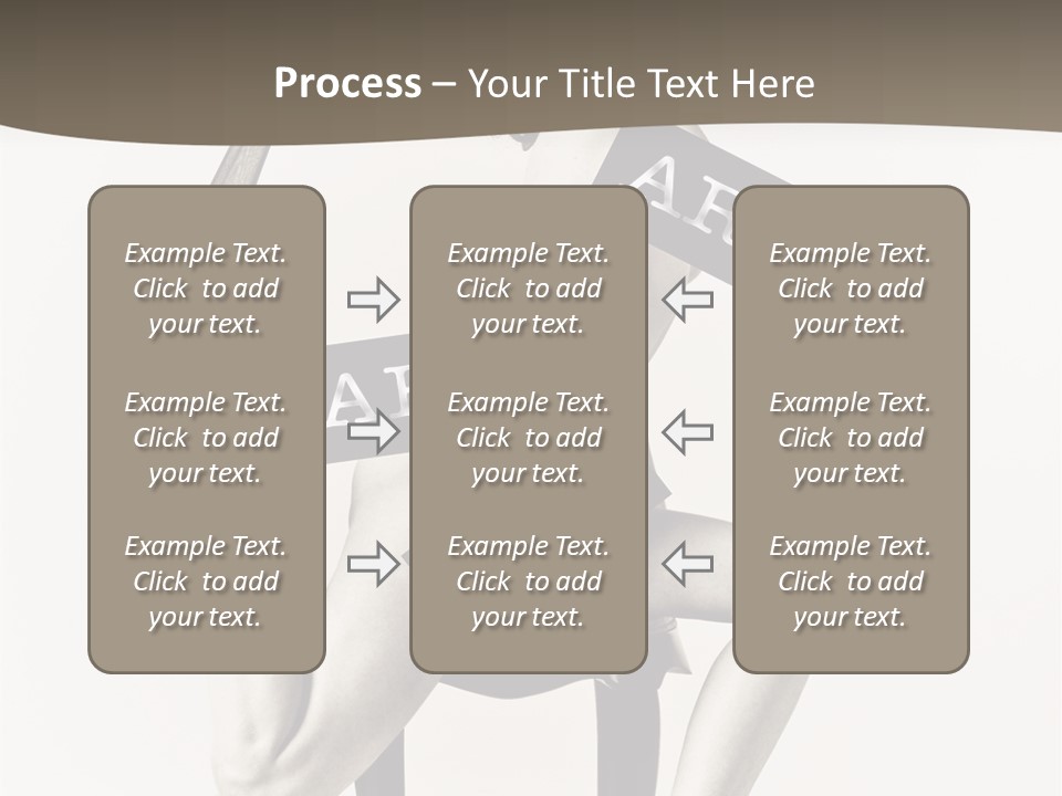 A Woman Sitting On A Chair Holding A Sign PowerPoint Template