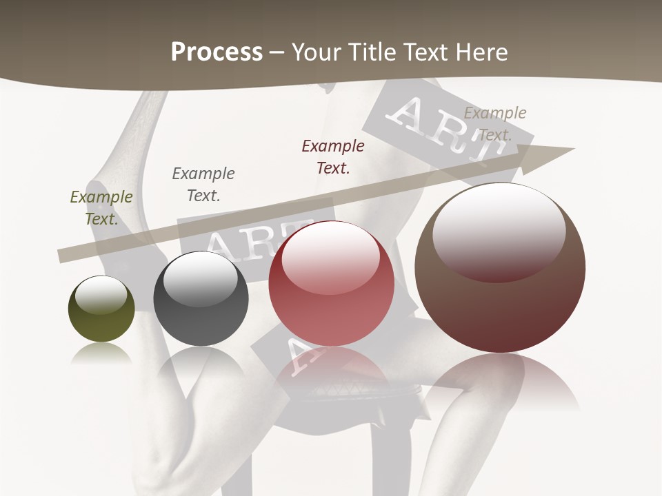 A Woman Sitting On A Chair Holding A Sign PowerPoint Template