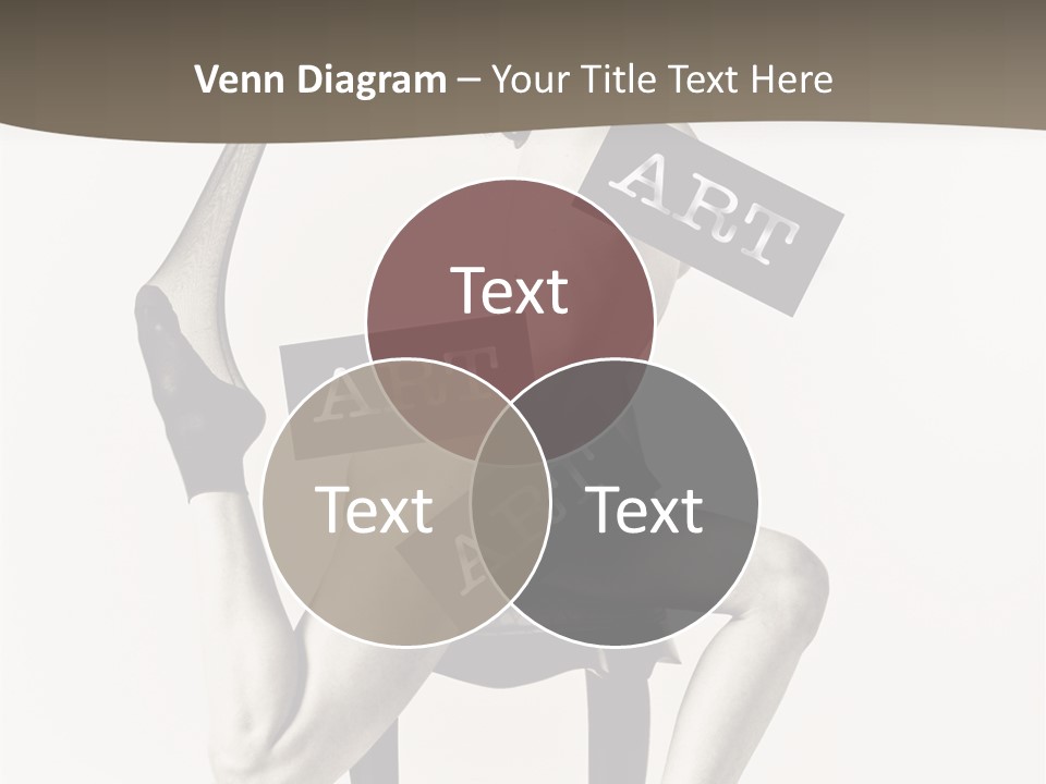 A Woman Sitting On A Chair Holding A Sign PowerPoint Template