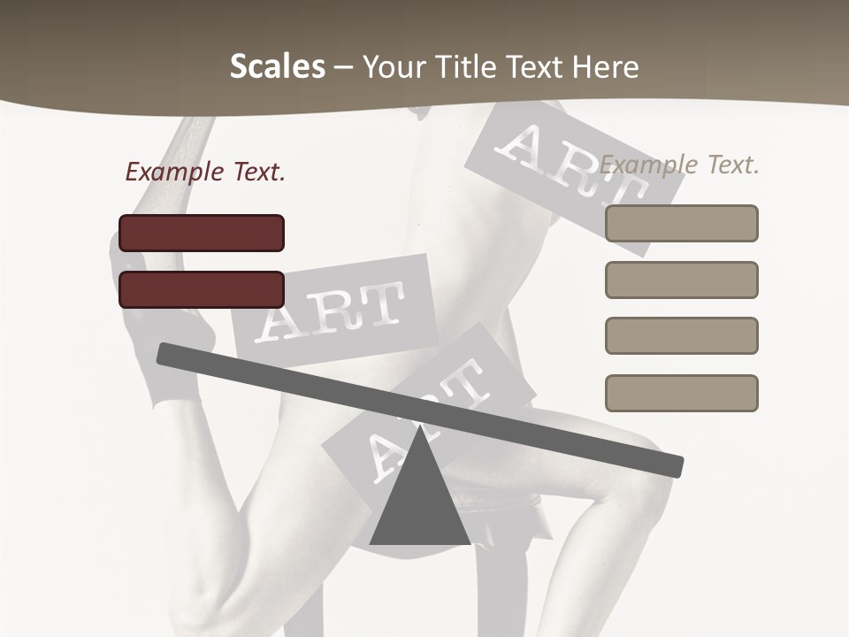 A Woman Sitting On A Chair Holding A Sign PowerPoint Template