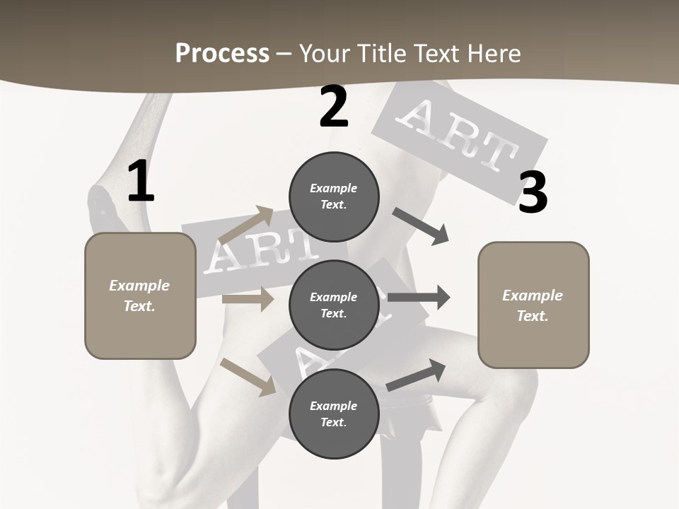 A Woman Sitting On A Chair Holding A Sign PowerPoint Template