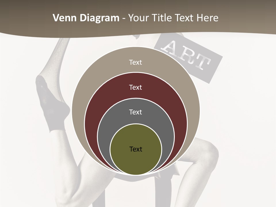 A Woman Sitting On A Chair Holding A Sign PowerPoint Template