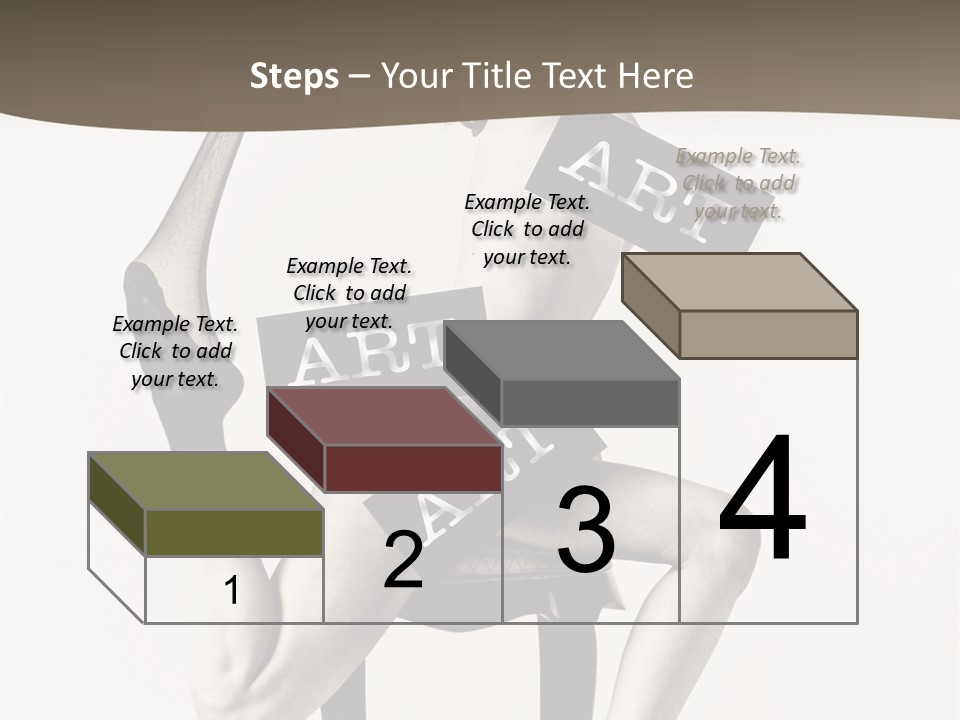 A Woman Sitting On A Chair Holding A Sign PowerPoint Template