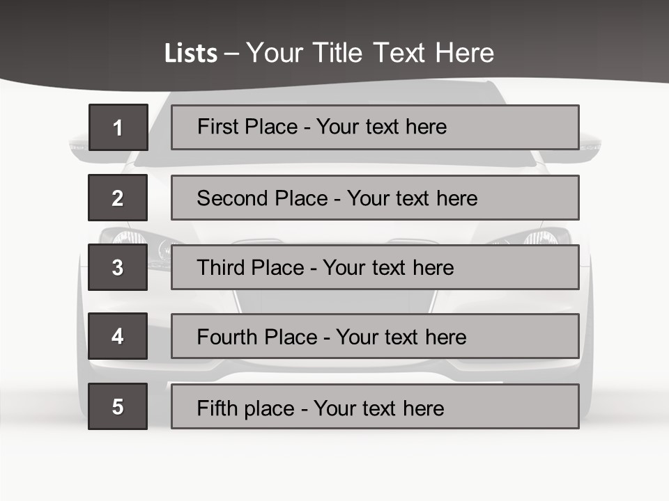 Studio Vehicle Automobile PowerPoint Template
