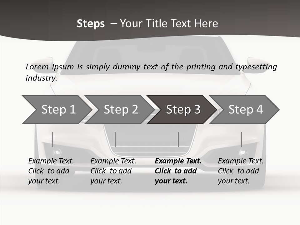 Studio Vehicle Automobile PowerPoint Template