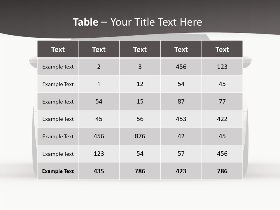 Studio Vehicle Automobile PowerPoint Template