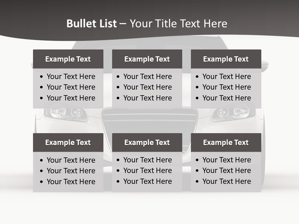 Studio Vehicle Automobile PowerPoint Template