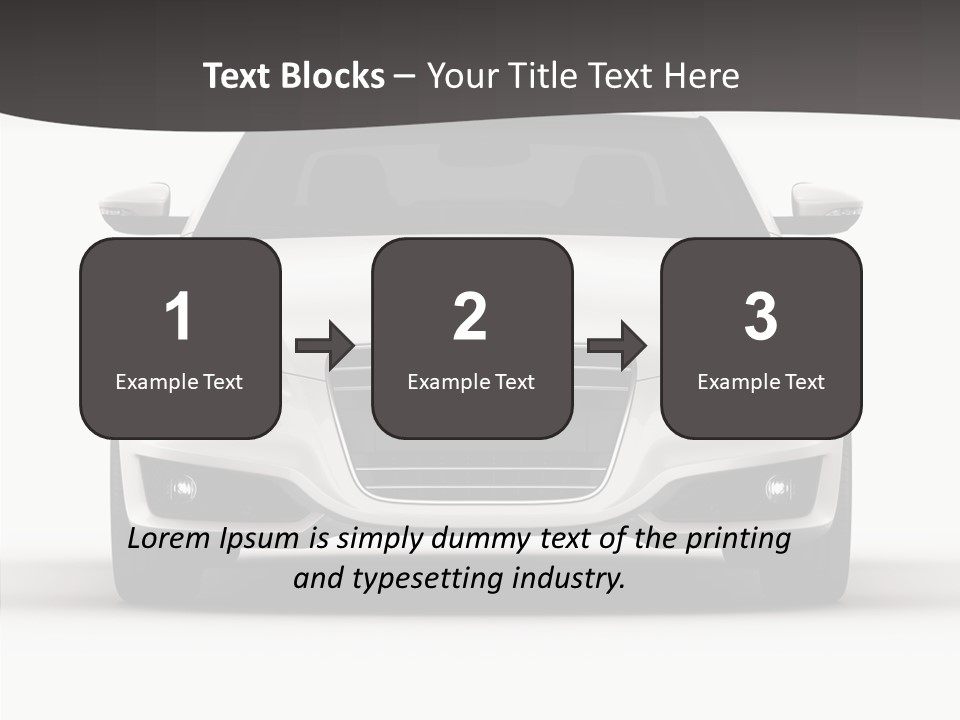 Studio Vehicle Automobile PowerPoint Template