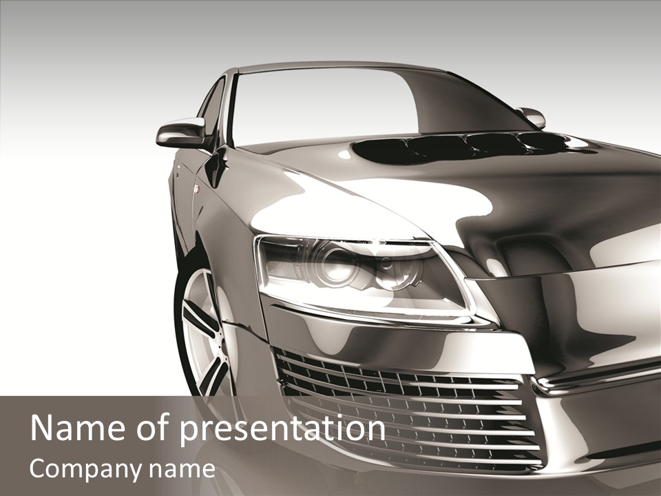 Fast Beauty Drive PowerPoint Template
