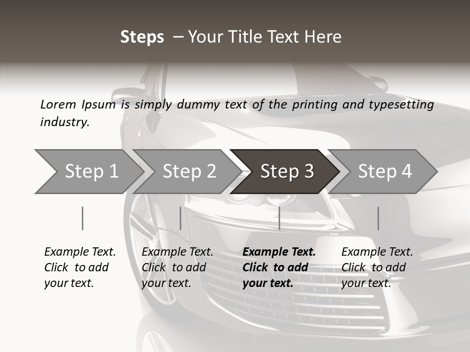 Fast Beauty Drive PowerPoint Template
