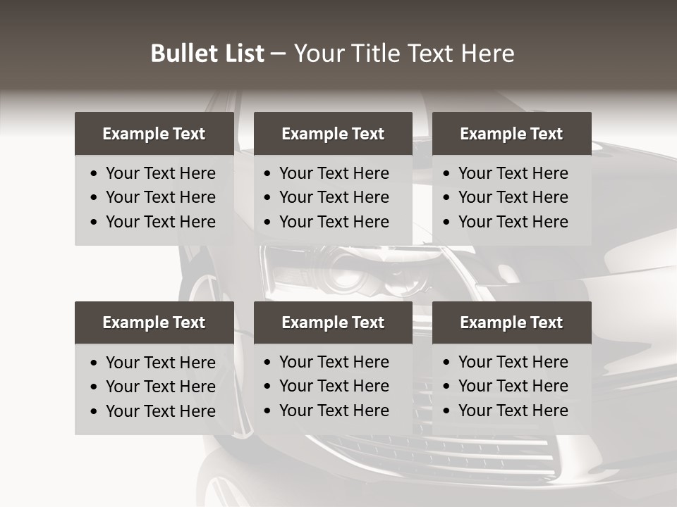 Fast Beauty Drive PowerPoint Template