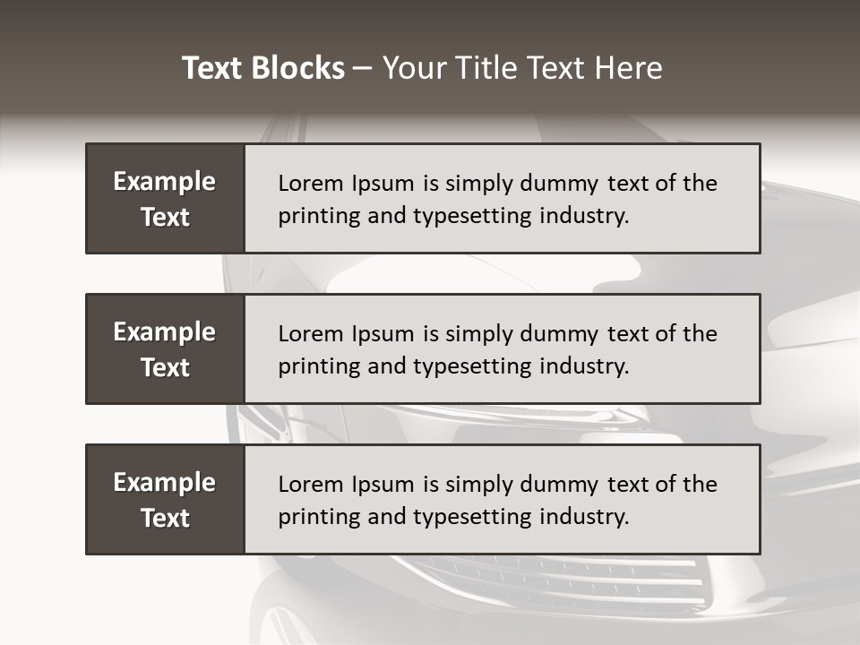 Fast Beauty Drive PowerPoint Template