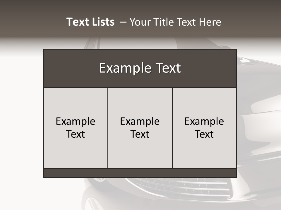 Fast Beauty Drive PowerPoint Template