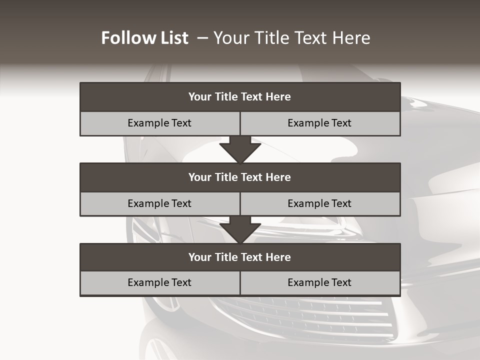 Fast Beauty Drive PowerPoint Template