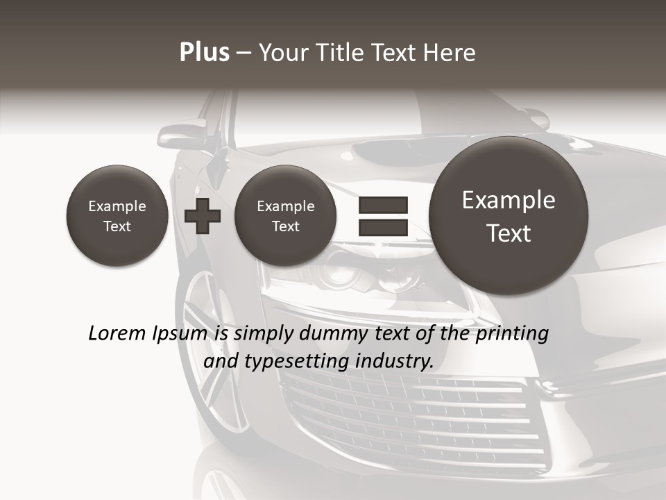 Fast Beauty Drive PowerPoint Template