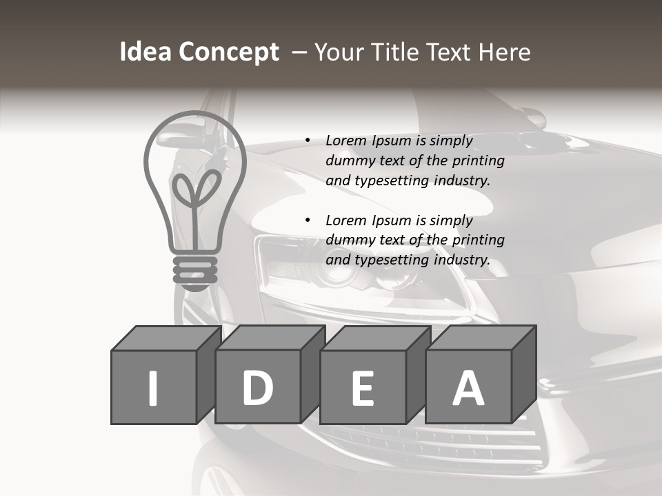 Fast Beauty Drive PowerPoint Template