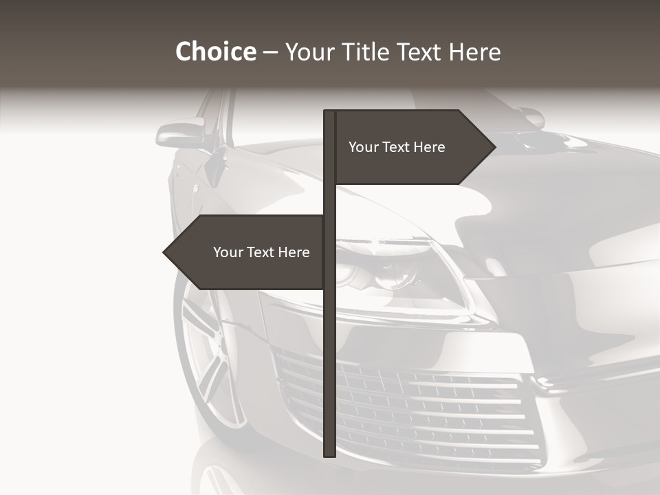 Fast Beauty Drive PowerPoint Template