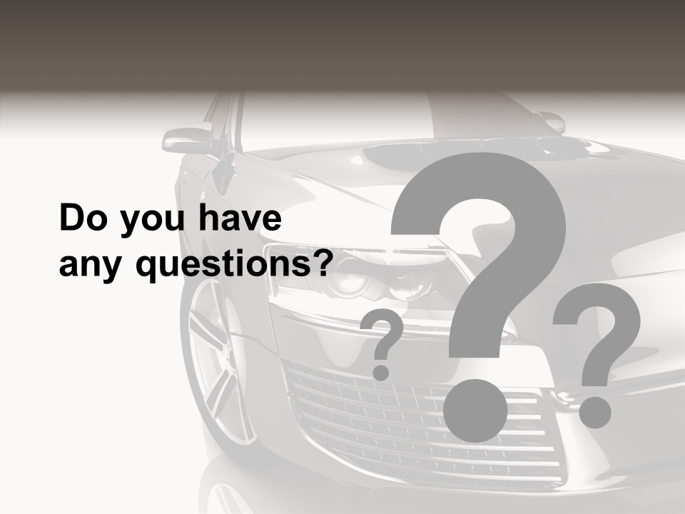 Fast Beauty Drive PowerPoint Template