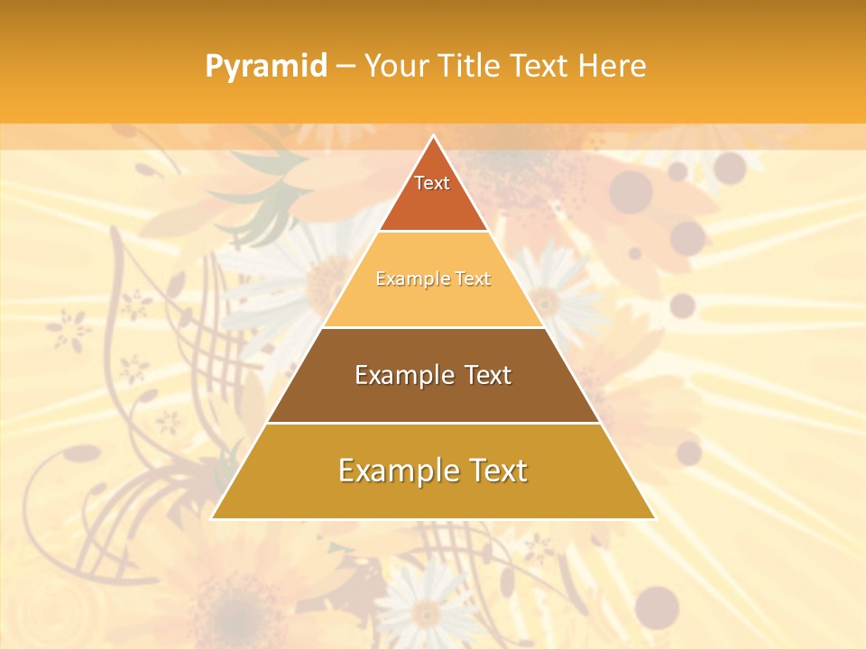 Blemish Daisy Bouquet PowerPoint Template