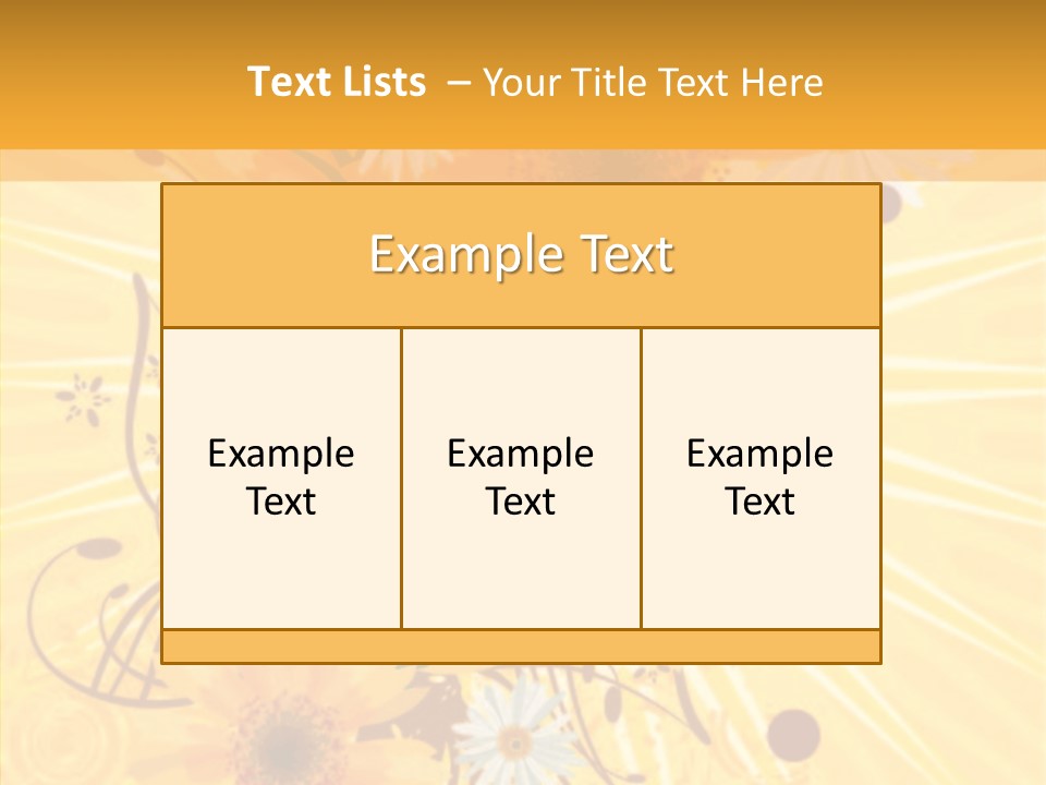 Blemish Daisy Bouquet PowerPoint Template