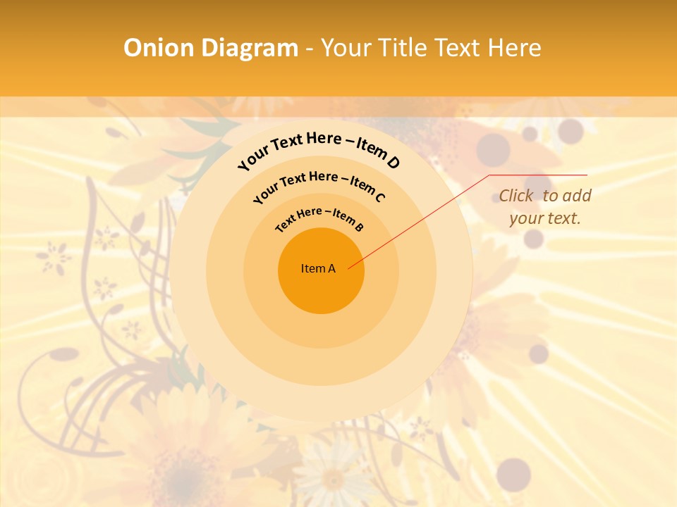 Blemish Daisy Bouquet PowerPoint Template