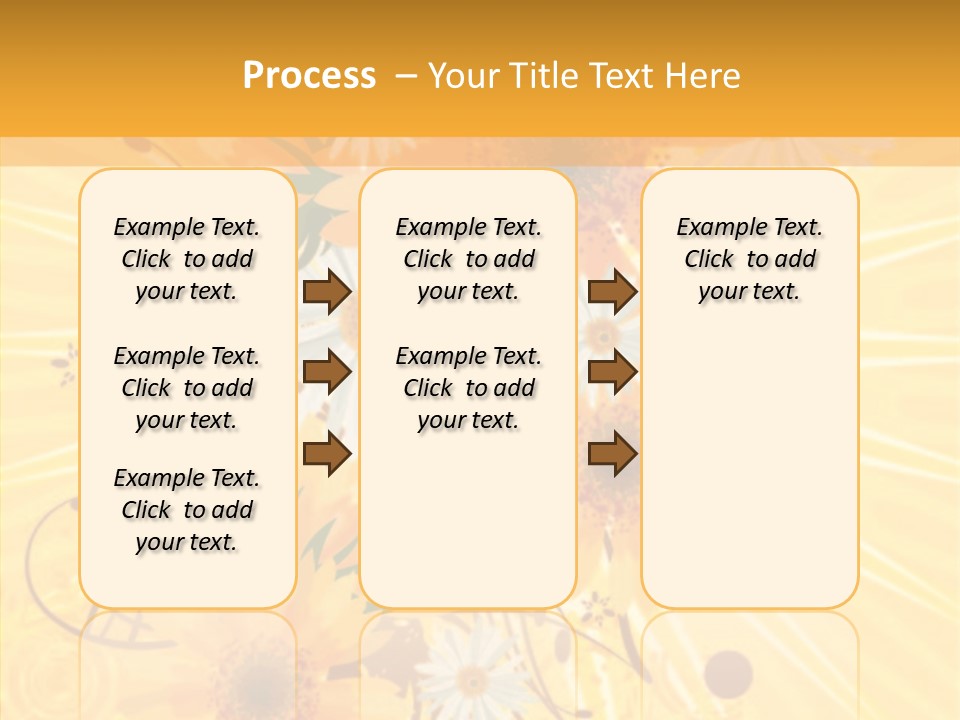 Blemish Daisy Bouquet PowerPoint Template