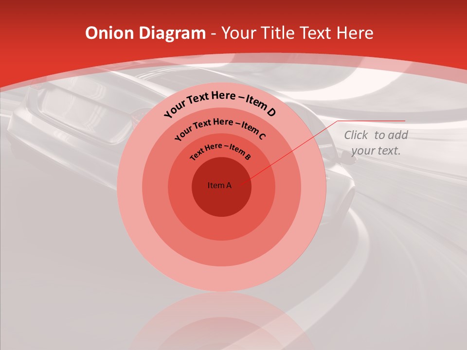 Transport Metallic Sportscar PowerPoint Template