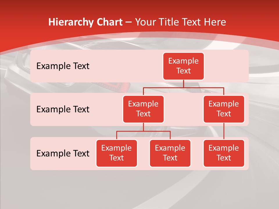 Transport Metallic Sportscar PowerPoint Template