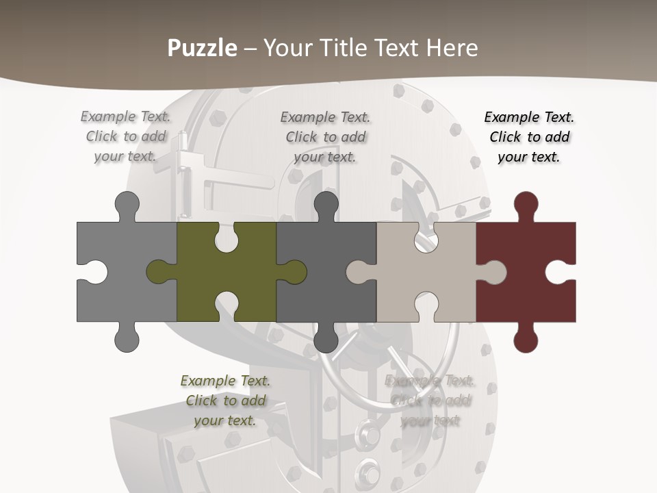 Locked Safety Secret PowerPoint Template