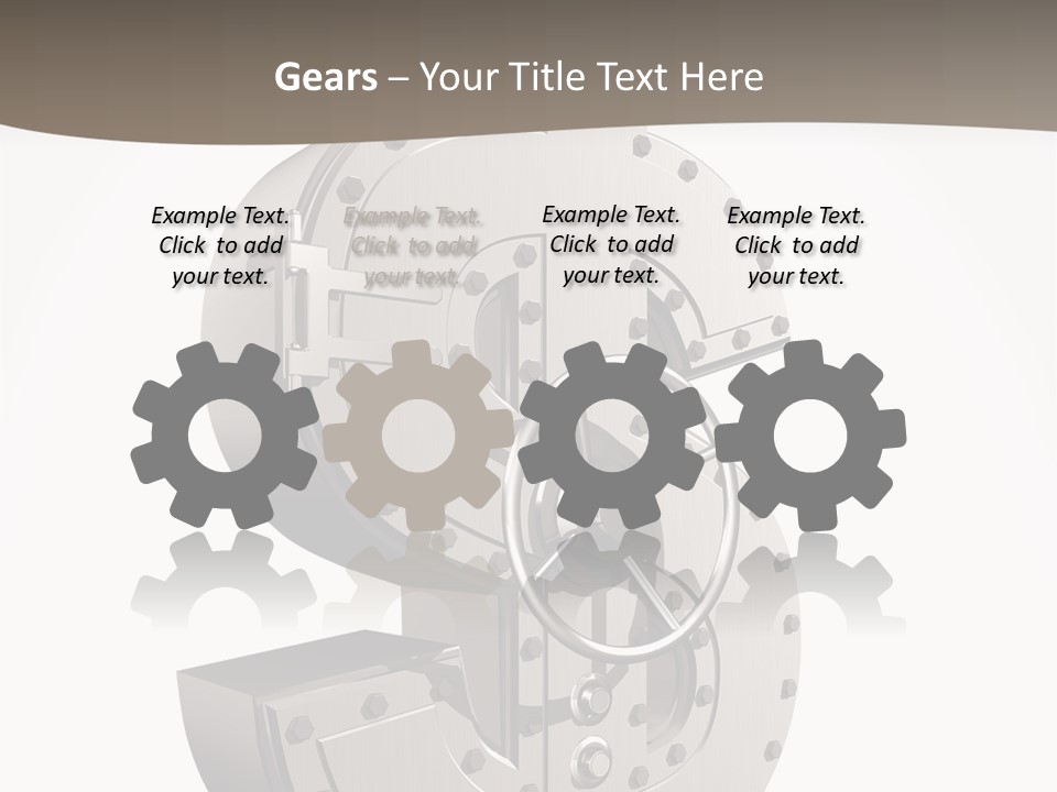 Locked Safety Secret PowerPoint Template