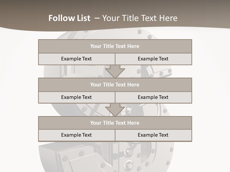 Locked Safety Secret PowerPoint Template
