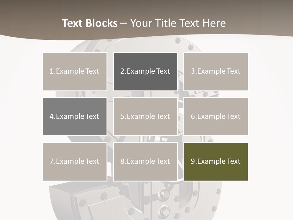 Locked Safety Secret PowerPoint Template