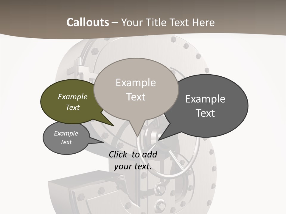 Locked Safety Secret PowerPoint Template