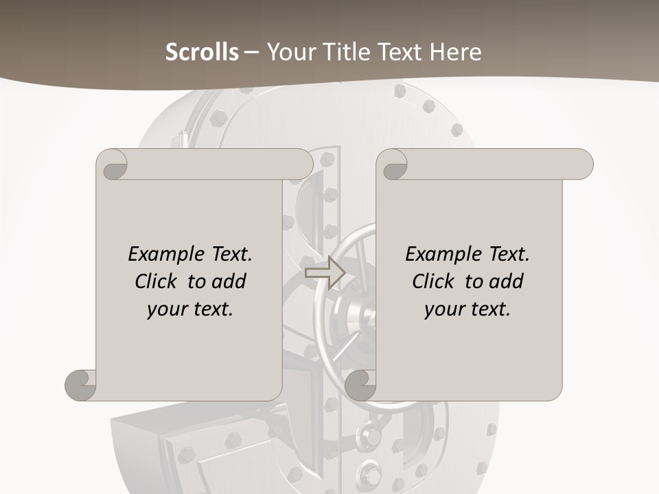 Locked Safety Secret PowerPoint Template