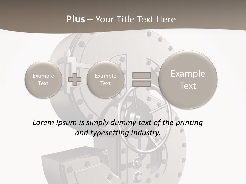 Locked Safety Secret PowerPoint Template