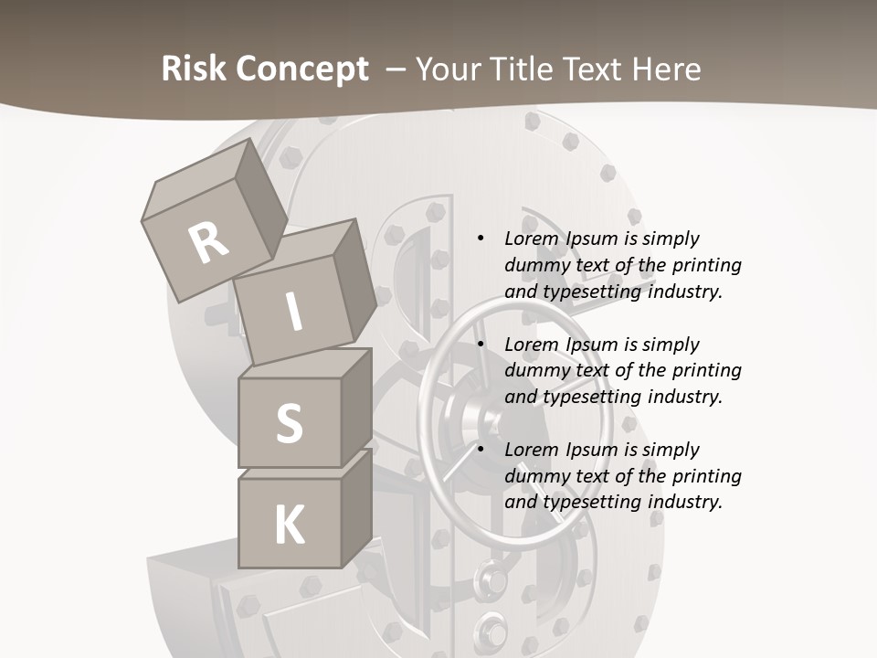 Locked Safety Secret PowerPoint Template