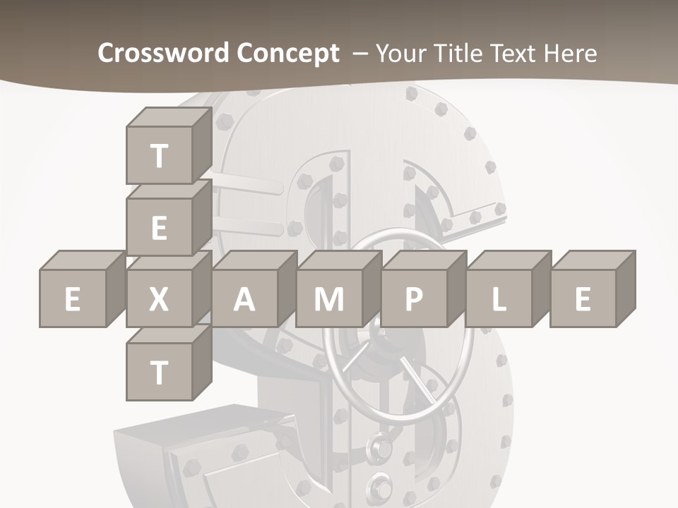 Locked Safety Secret PowerPoint Template