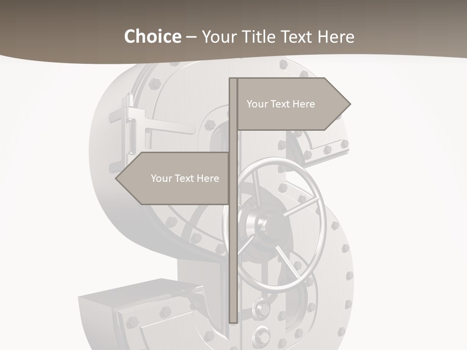 Locked Safety Secret PowerPoint Template