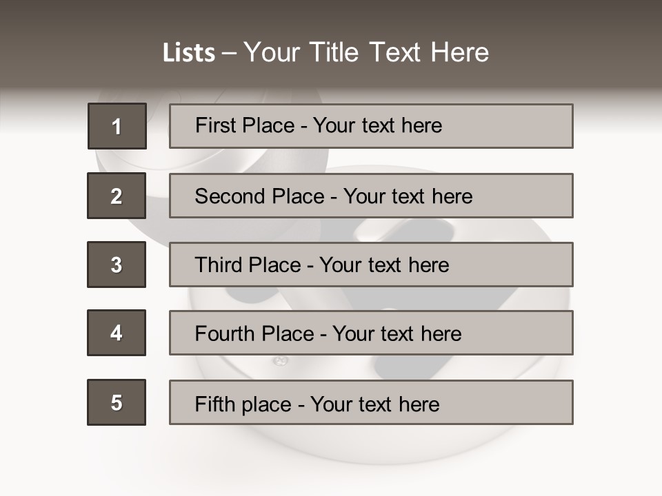 White High Manual PowerPoint Template