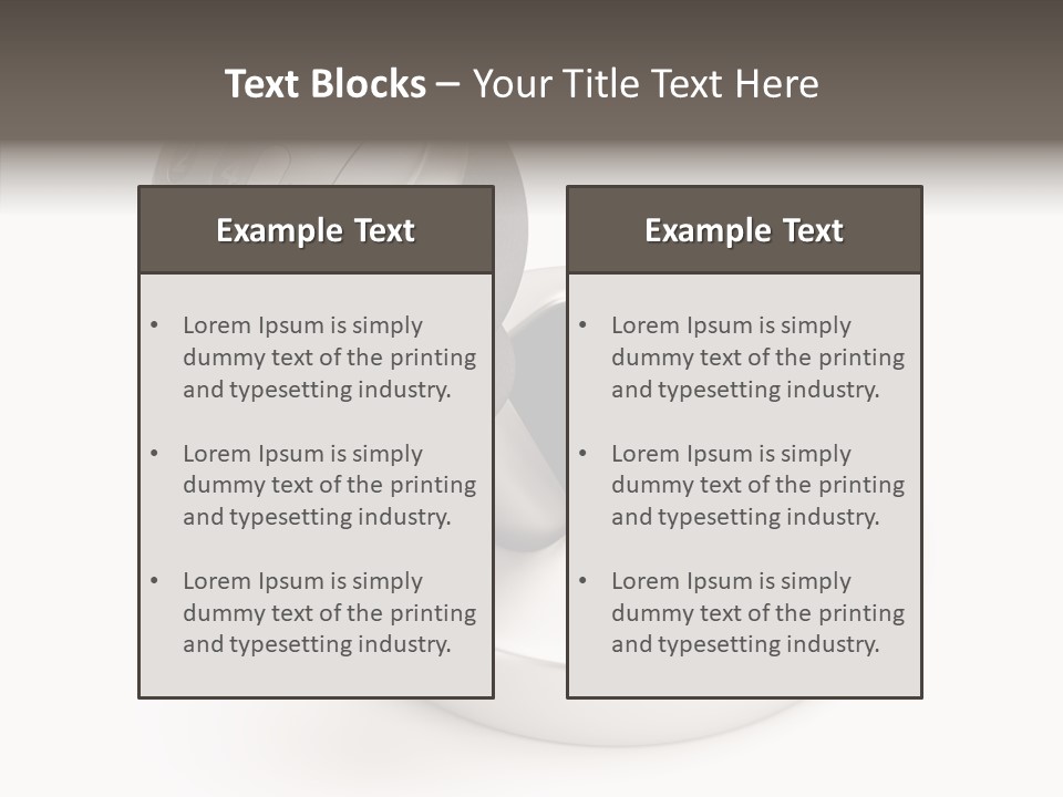 White High Manual PowerPoint Template