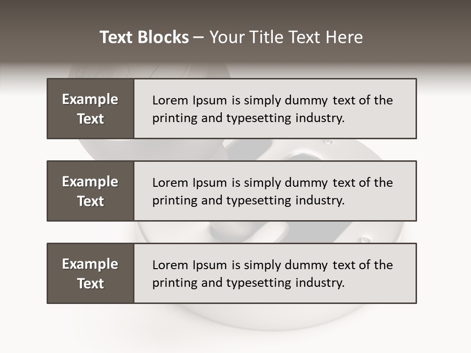 White High Manual PowerPoint Template