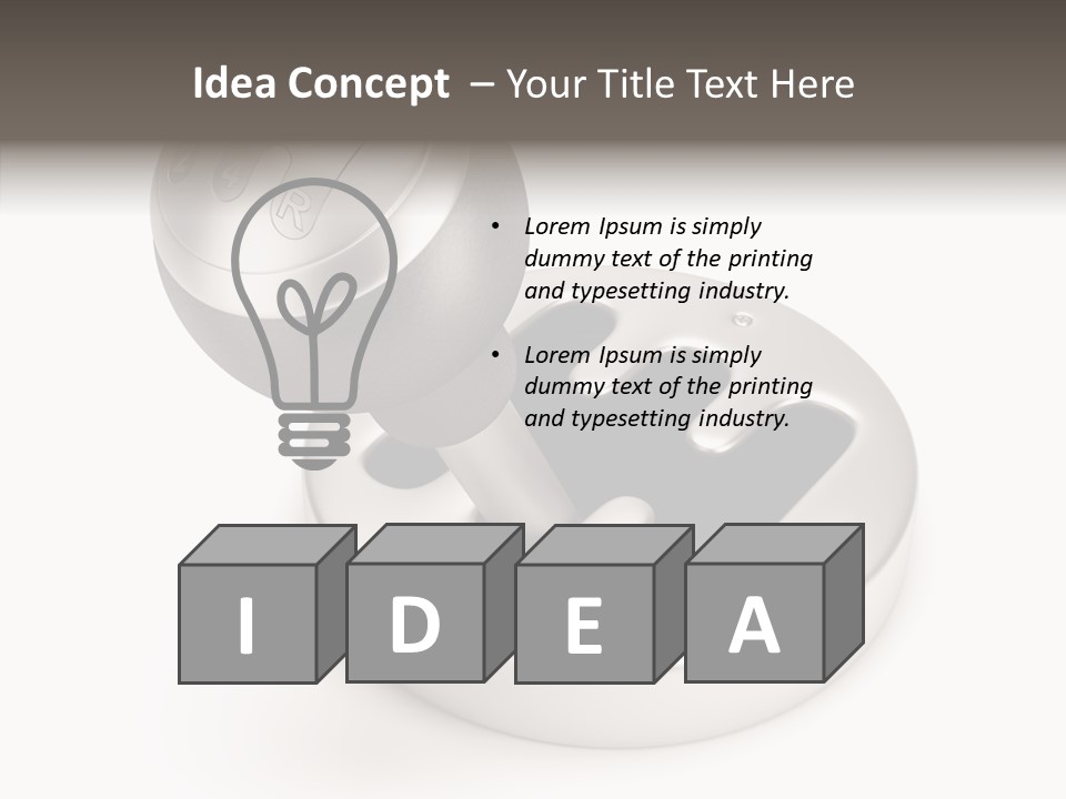 White High Manual PowerPoint Template