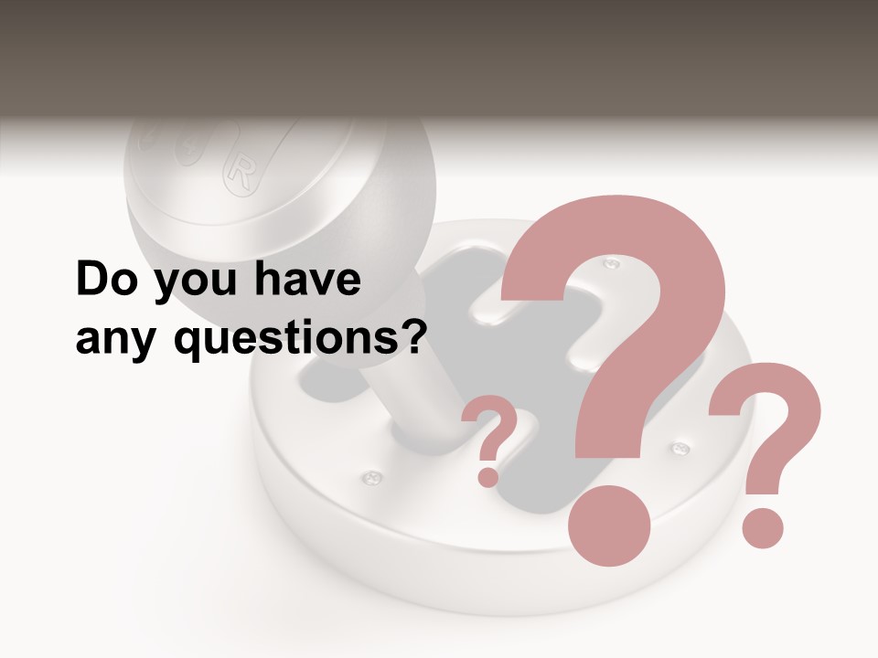 White High Manual PowerPoint Template