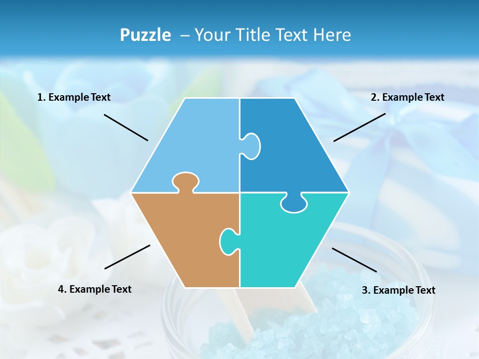 Flower Natural Heap PowerPoint Template