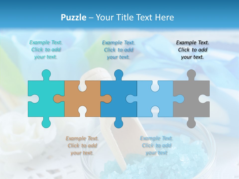 Flower Natural Heap PowerPoint Template